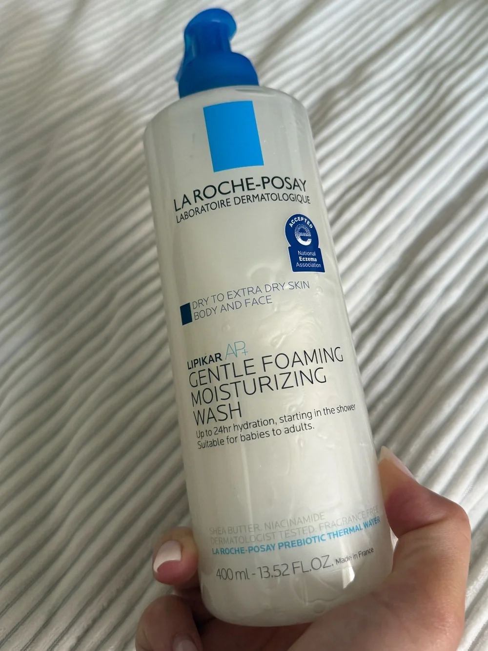 La Roche Posay Lipikar AP+ Gentle Foaming Moisturizing Wash 400ml/13.52oz NEW
